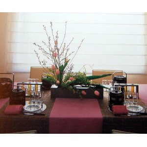 Photo: Japanese style table setting - four seasons 40 pattern setting book japan