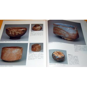 Photo: Pottery selection of Living National Treasures of Japan book japanese