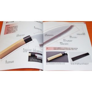 Photo: Japanese cutlery HOCHO which has the origin in KATANA book kitchen knife