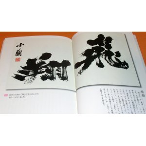 Photo: Calligraphy by the Japanese woman of the Down syndrome book chinese