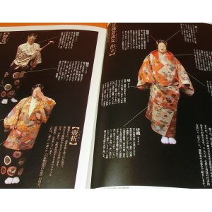 Photo: The Noh Costume seen by Programs book from Japan Japanese nogaku kimon