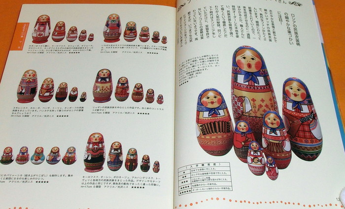 Photo1: MATRYOSHKA COLLESTIONS BOOK Russian doll (1)